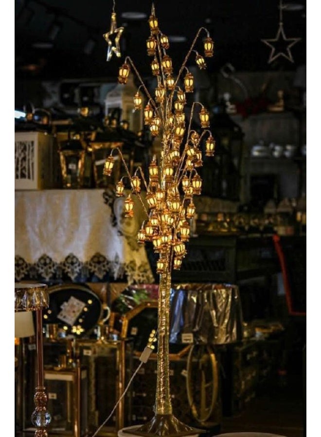 شجرة رمضان 60 فانوس بطول 140سم تصميم مميز وجميل - Image 4